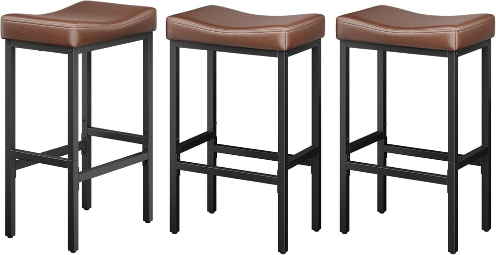 Compact 24 Inch Counter Height Bar Stools Set of 3