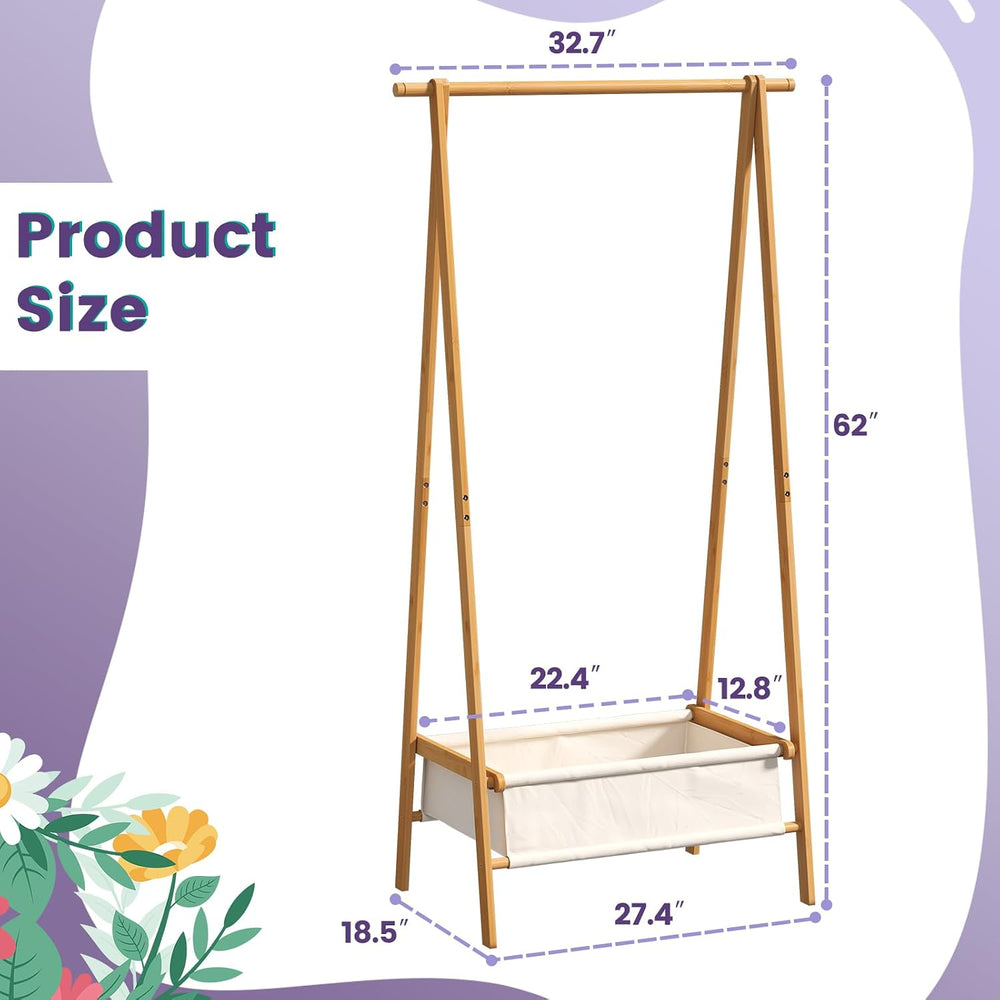 Clothing Rack, Coat Rack Freestanding for Hanging Clothes, Dress up Rack with...