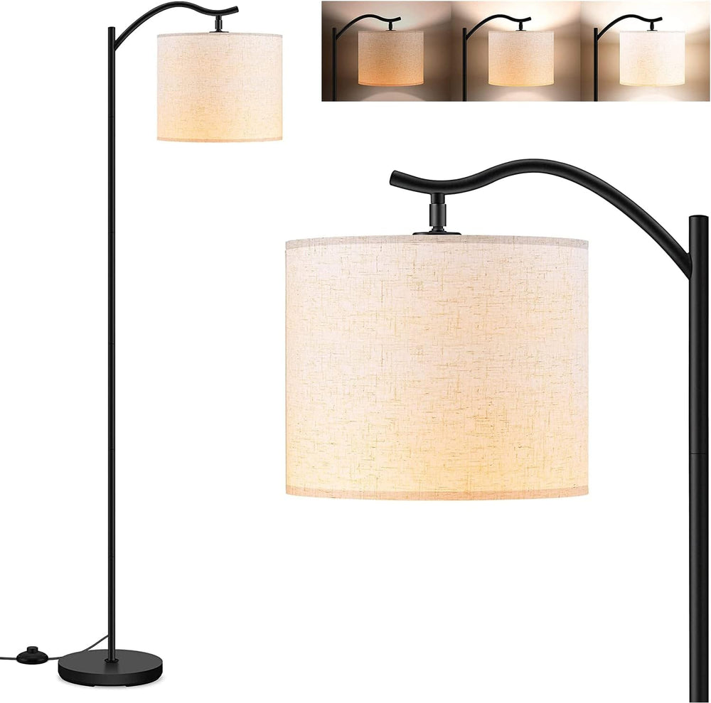 BoostArea Floor Lamp for Living Room,LED Arched Floor Lamps,Modern Standing L...