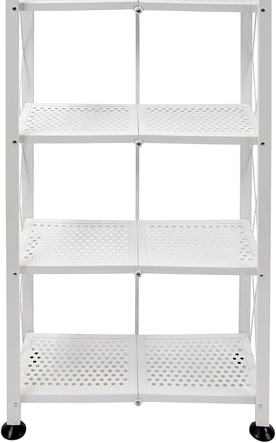 Origami 6-Tier Folding Storage Shelves, Heavy Duty Shelf Rack Organizer Unit,...