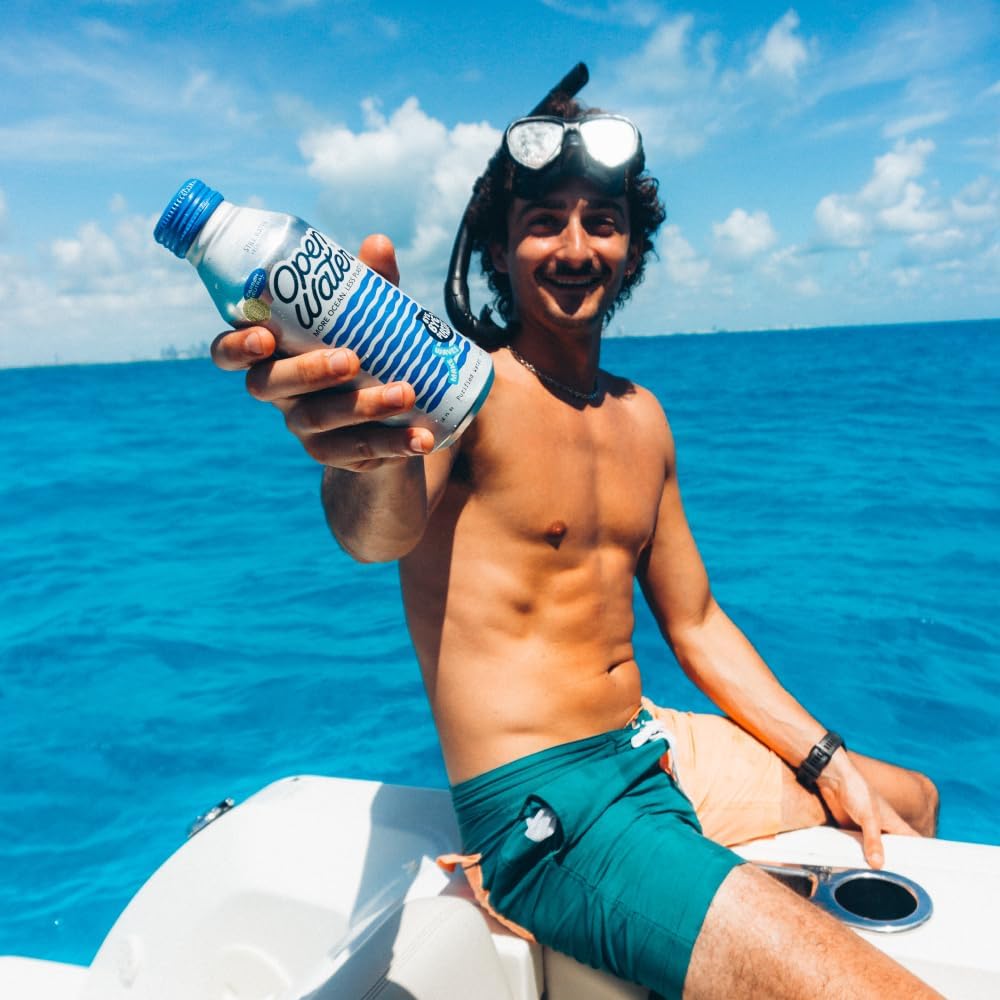 Open Water Still Water, 16oz Aluminum Bottles, 2 cases (24 bottles)