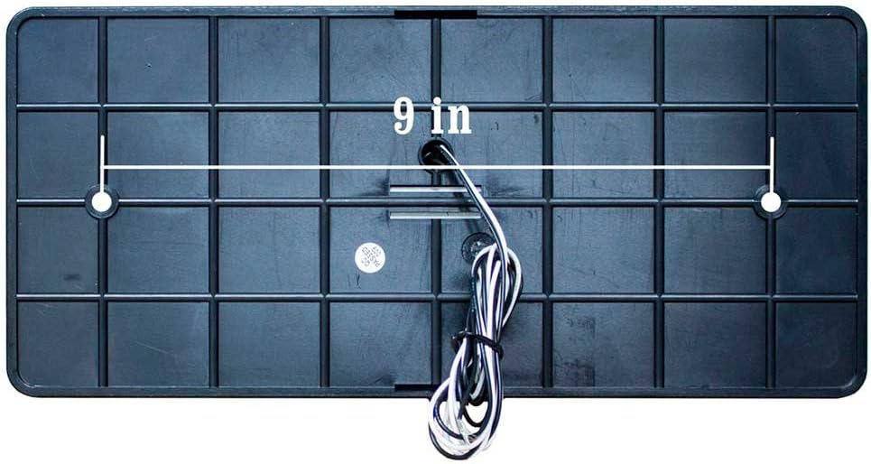 SRP-AB01-BLK Serrano Low Voltage Plastic Rectangular Lighted Address Plaque w...