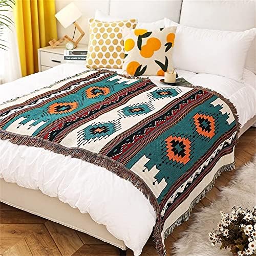 Homesy Aztec Throw Blanket Native Southwestern Bed Blankets 51"x63"...