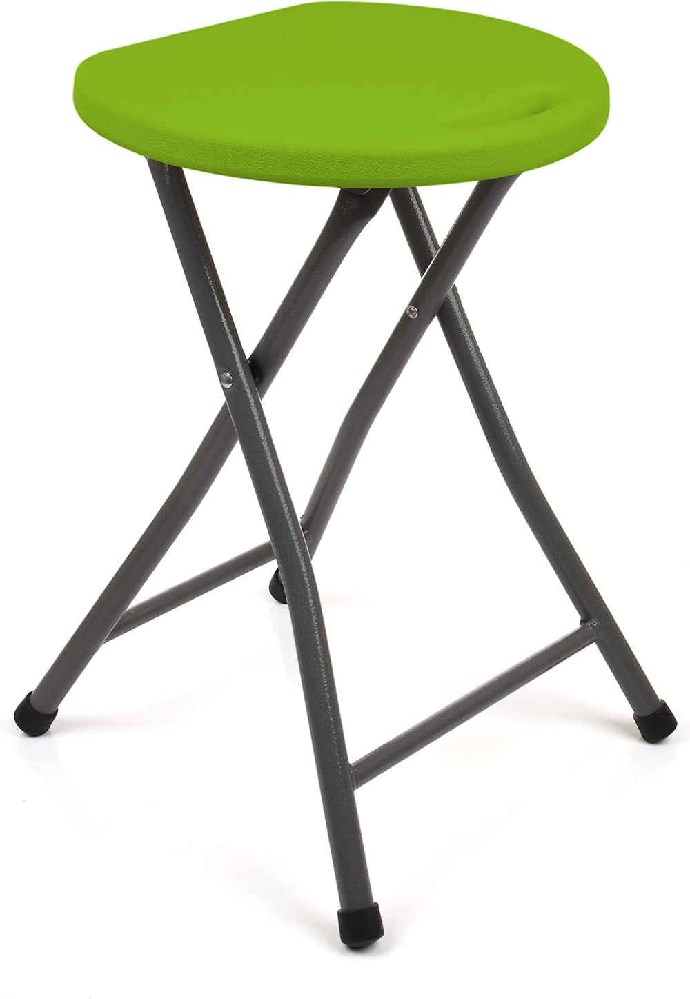 Mintra Metal Folding Stools, Heavy-duty Backless Portable Chairs for Adults, ...