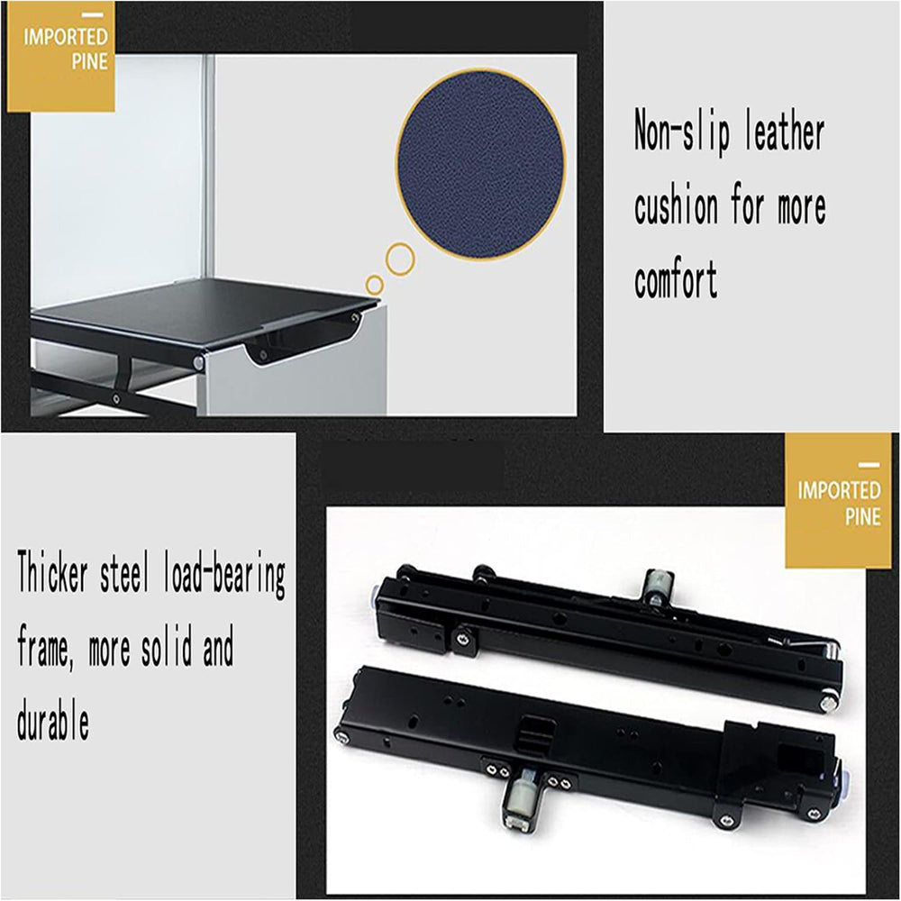 Foldable Wall-Mounted Stool Armrest,Shower Seat with Handle,Shoes Changing