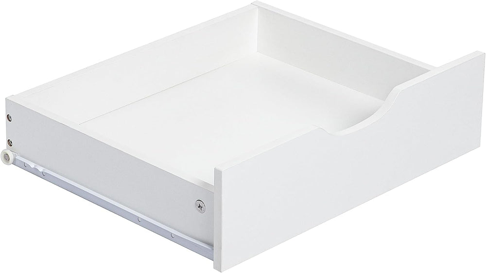 Naomi Home Amy 5-Drawer Rolling Storage Cabinet with Shelves - White