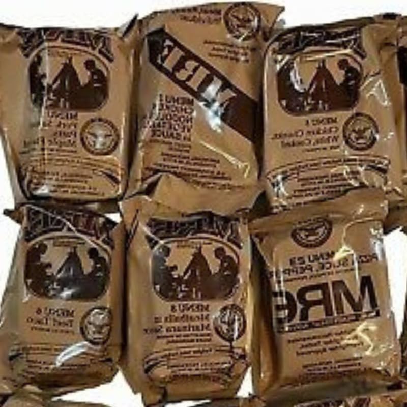 6-pack MRE Meals Ready to Eat 2025, 2026 or newer insp. Genuine military food...