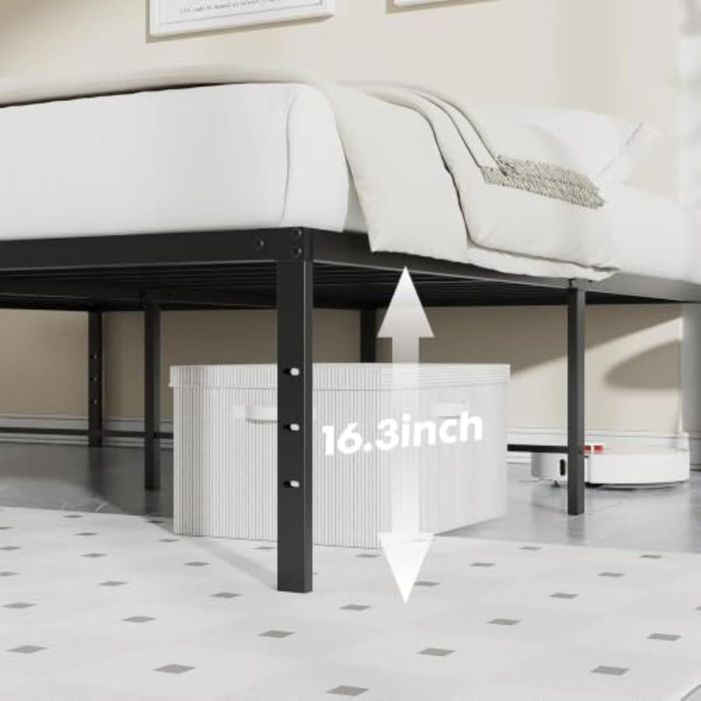 DUMOS Full Bed Frames, 18 Inch Height Metal Platform Bed Frame
