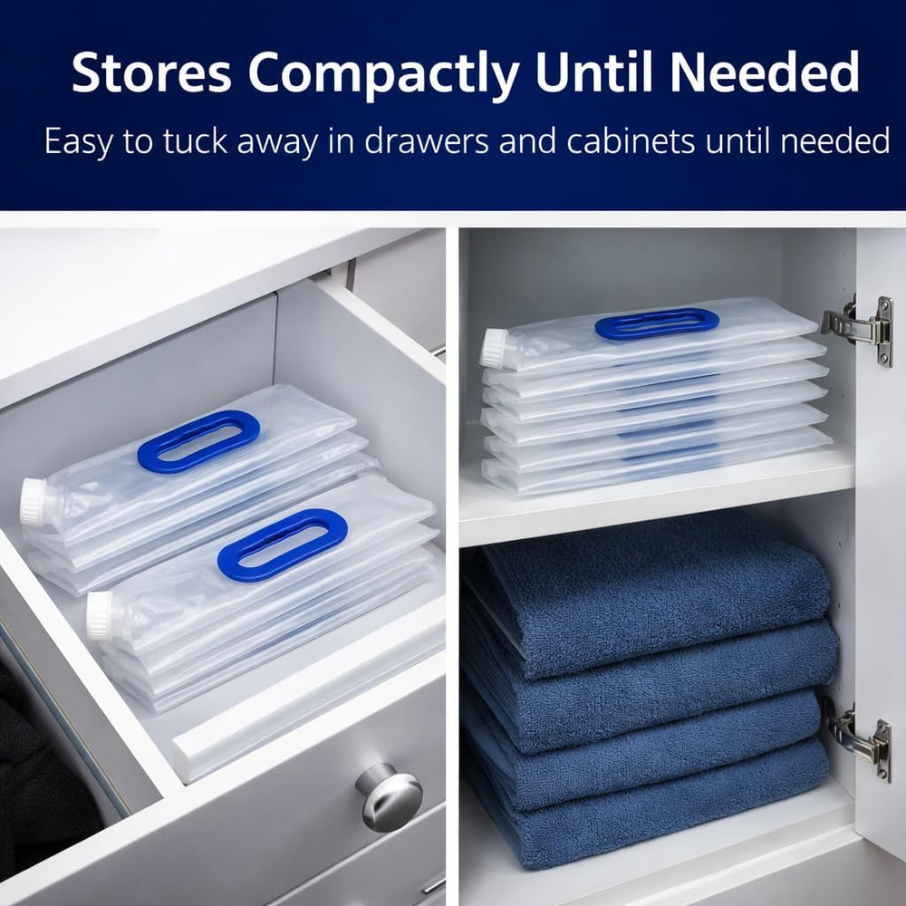 WaterStorageCube Premium Collapsible Water Container Bags
