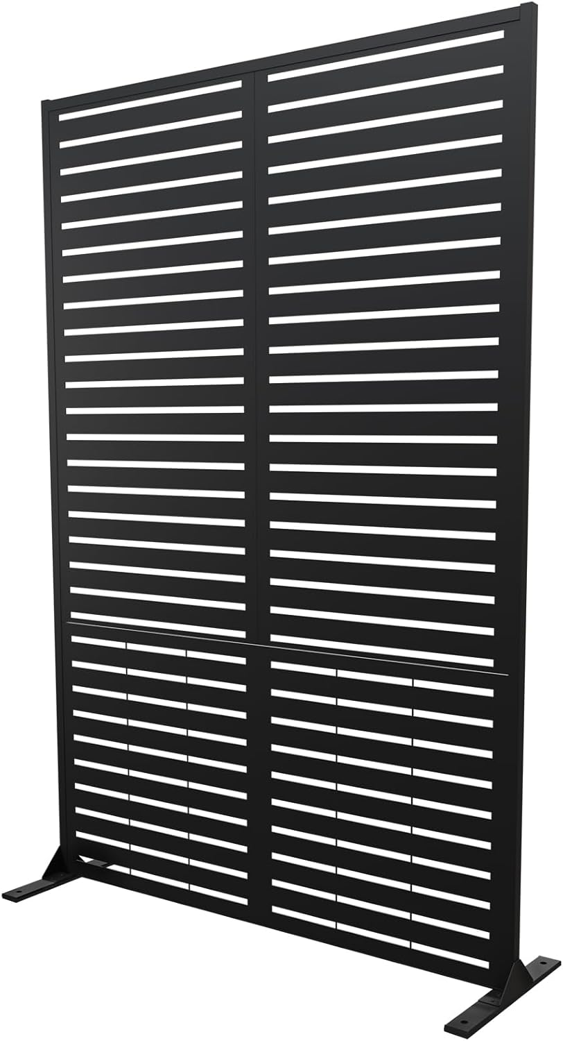 SnugNiture “Metal Privacy Screen”, 72" H × 47" W Weather Resistant ...
