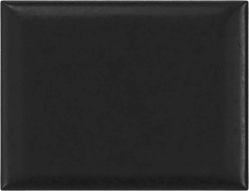 SIMPLIHOME Owen 34" Wide Vegan Leather Rectangle Lift Top Ottoman in Black