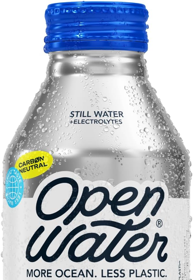 Open Water Still Water, 16oz Aluminum Bottles, 2 cases (24 bottles)