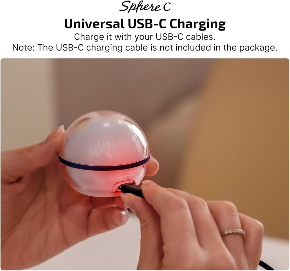 OLIGHT Sphere C Smart Night Light, USB-C Rechargeable RGB with App Control