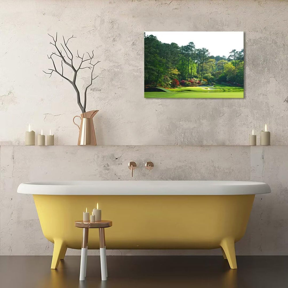 Augusta Golf Course Wall Art Golf Course Picture Poster Canvas Prints - Golf ...