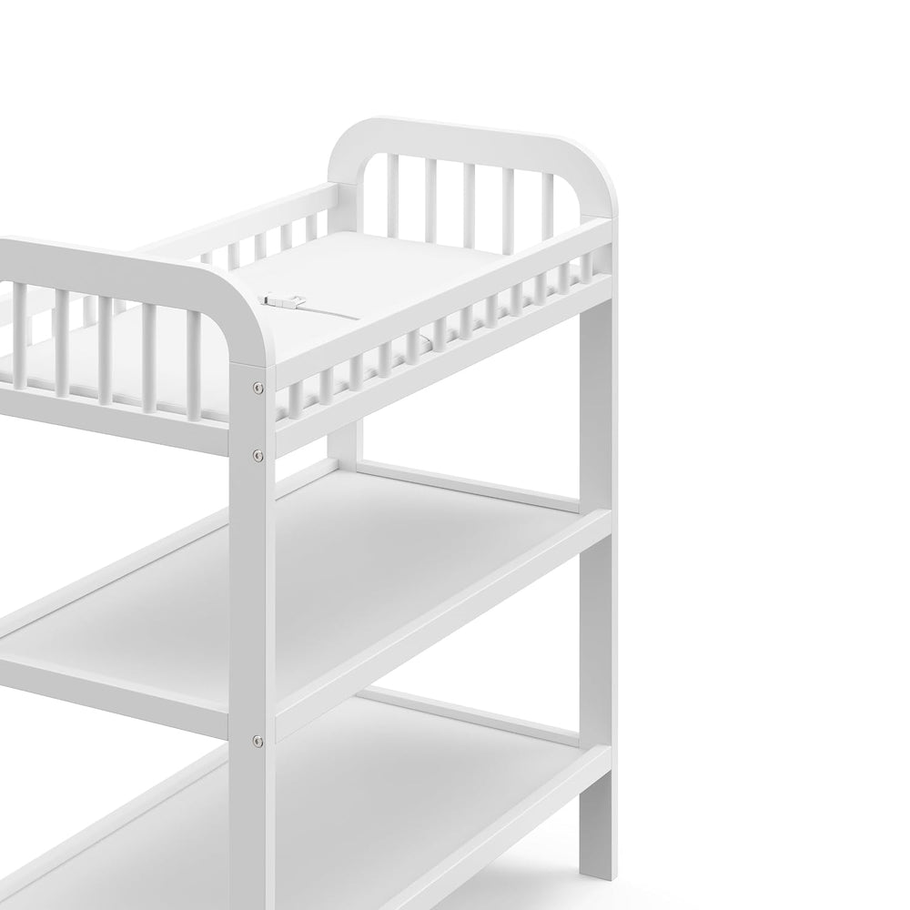 Storkcraft Pasadena Changing Table with Changing Pad, White