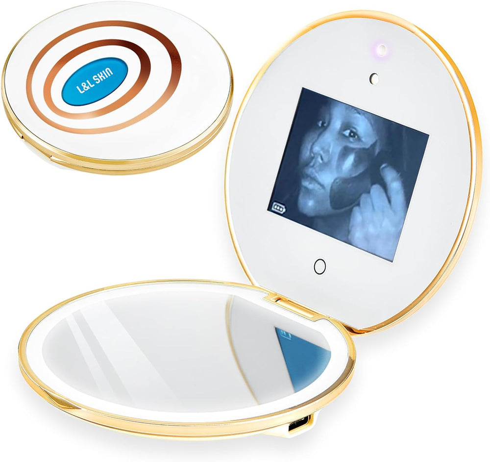 L&L SKIN UVmagic Mirror, Compact Mirror Design for Sunscreen Test, Travel...