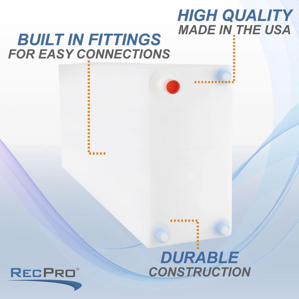 RecPro 21 Gallon RV Fresh Water Tank, Made in USA