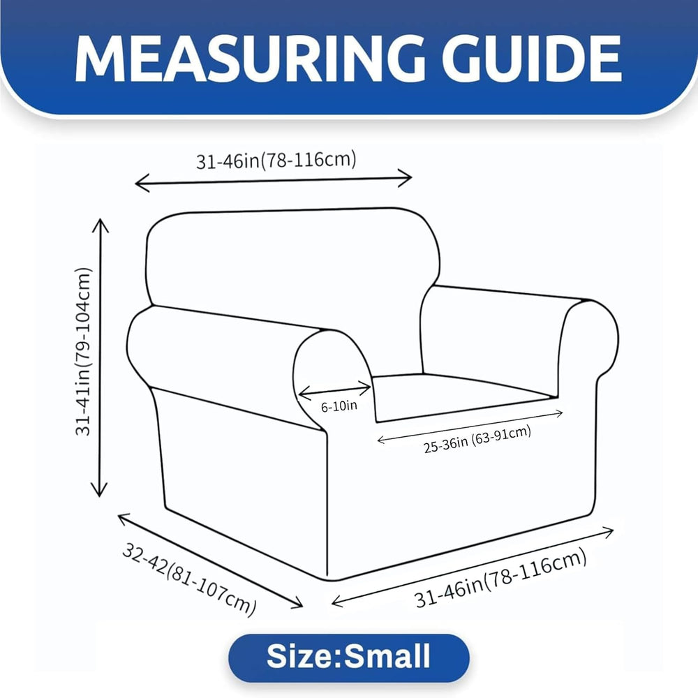 YEMYHOM Couch Cover Latest Jacquard Design High Stretch Sofa Chair Covers for...