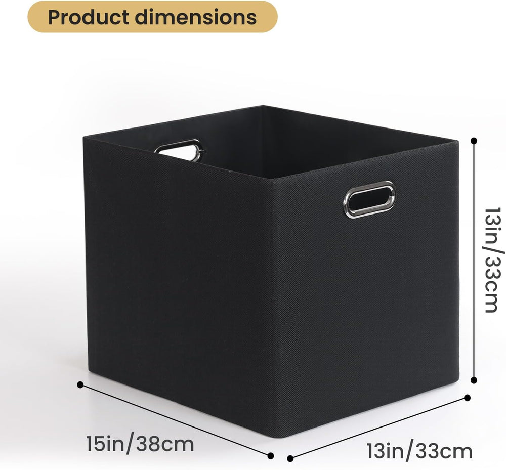 Posprica 3X Thicker Collapsible Storage Bins,13×15x13 Foldable Storage Cube B...