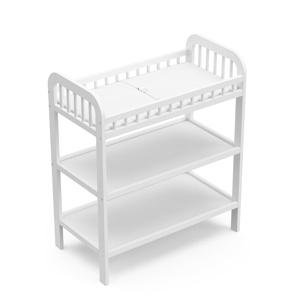 Storkcraft Pasadena Changing Table with Changing Pad, White