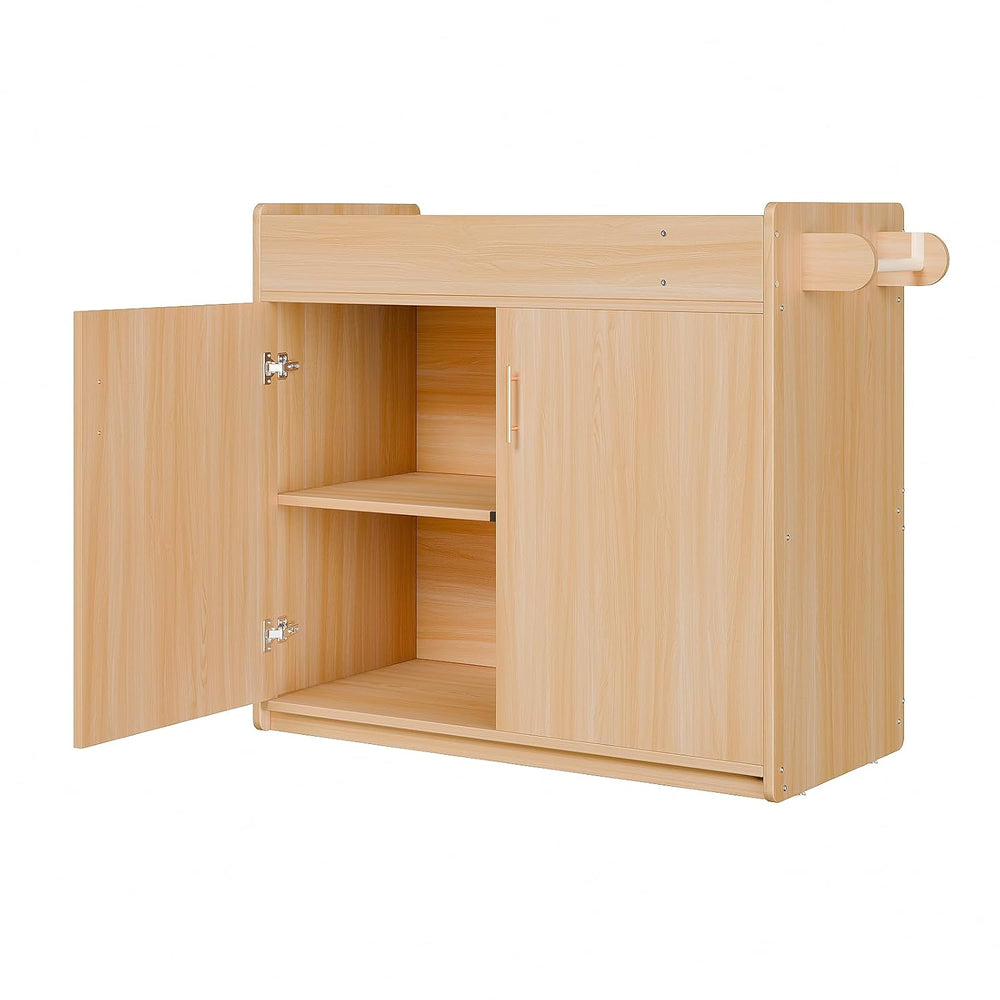 Ogears Daycare Changing Table with Storage & Machine-Washable Changing Pad