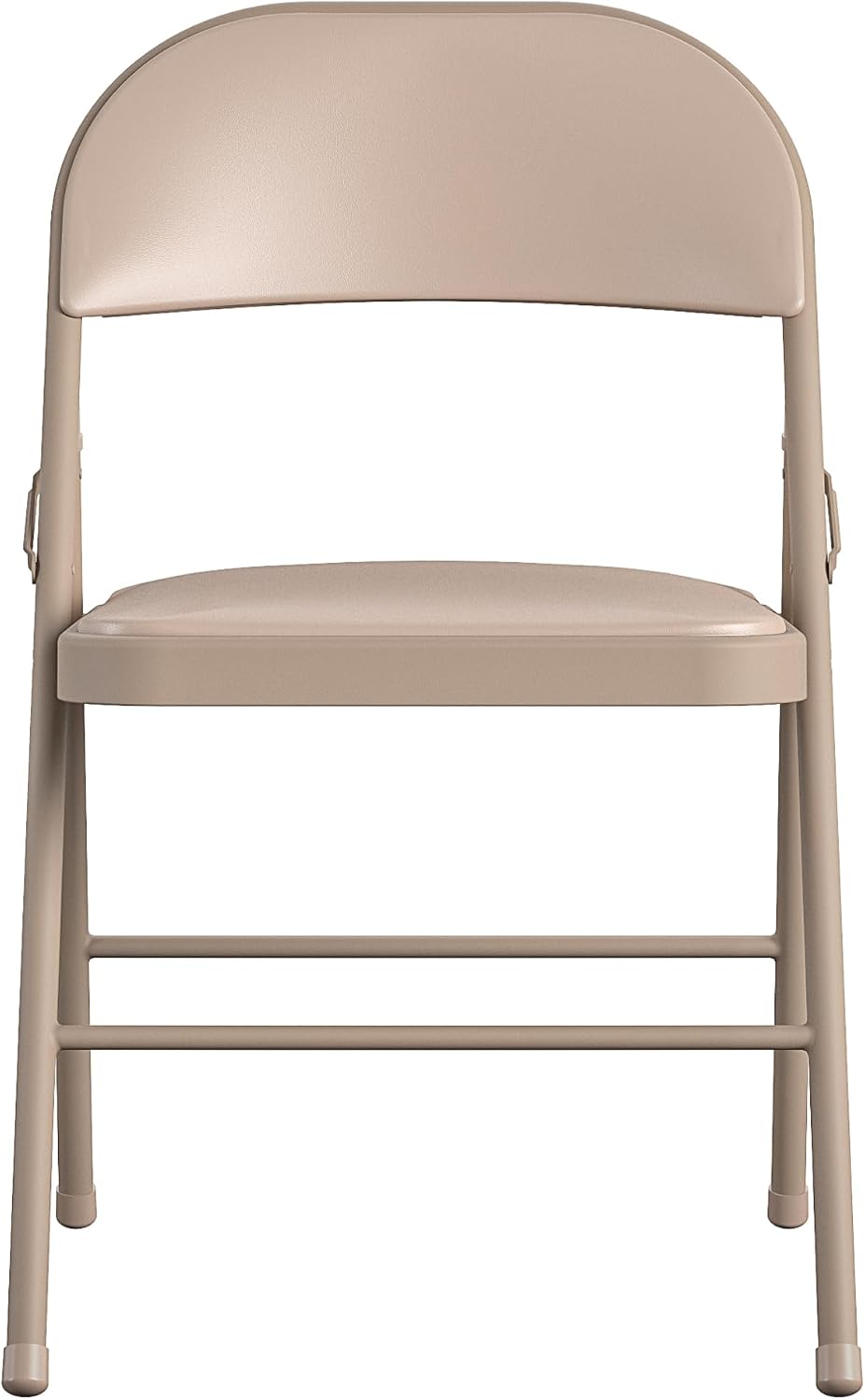 Cosco Vinyl Folding Chair, 4 Pack, Antique Linen
