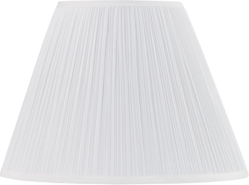 Aspen Creative 33138, Mushroom Pleated Traditional Spider Lamp Shade, Pleated...