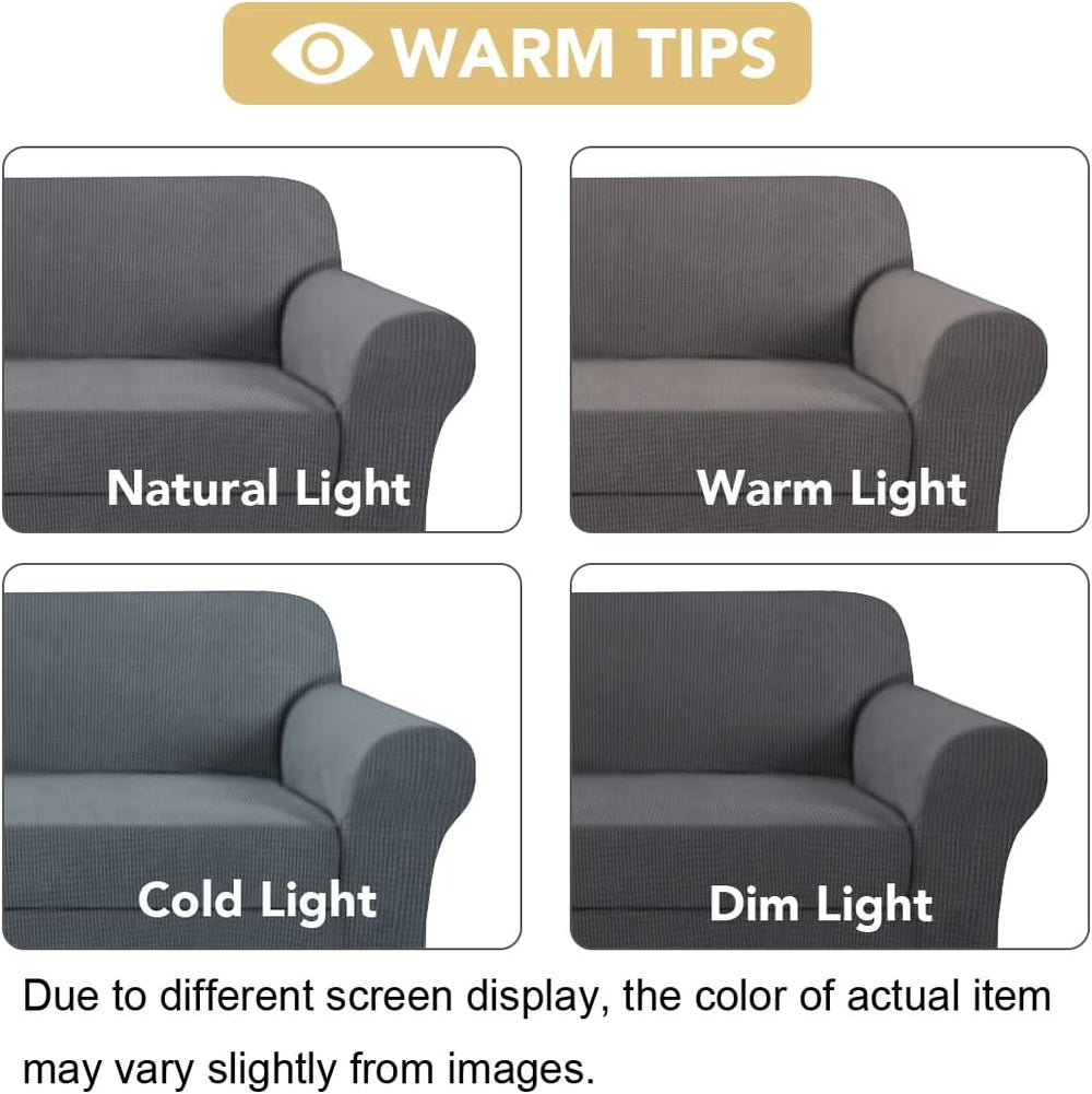H.VERSAILTEX Armchair Covers Slipcover 2 Piece Chair Covers for Living Room F...