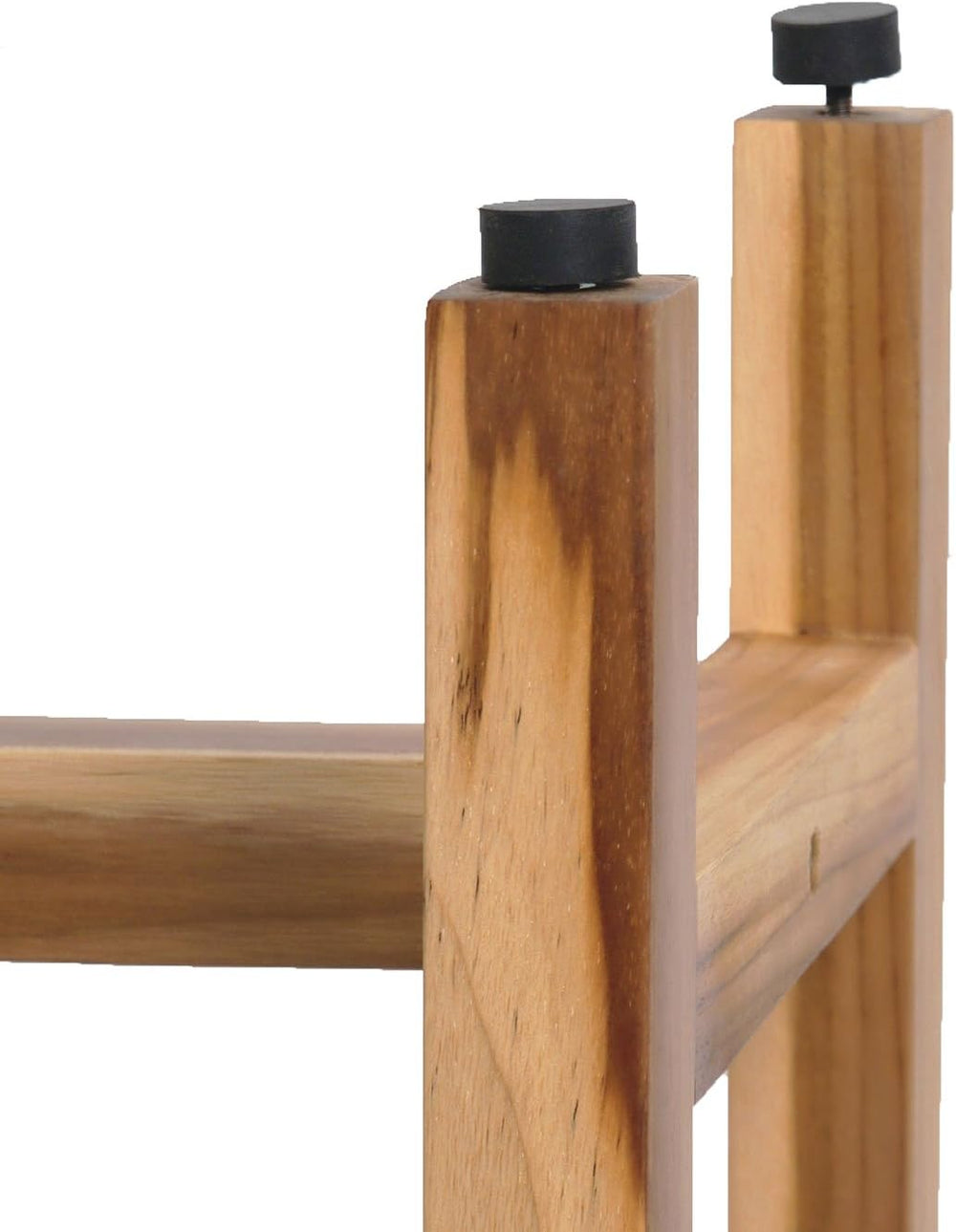 EcoDecors Eleganto 30-Inch Teak Shower Bench, Full-Size, 250 lb
