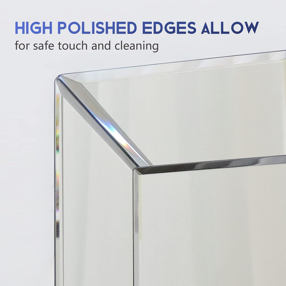 Pregaspor Wall Mirror for Bathroom, 24" x 36" Rectangular Frameless...