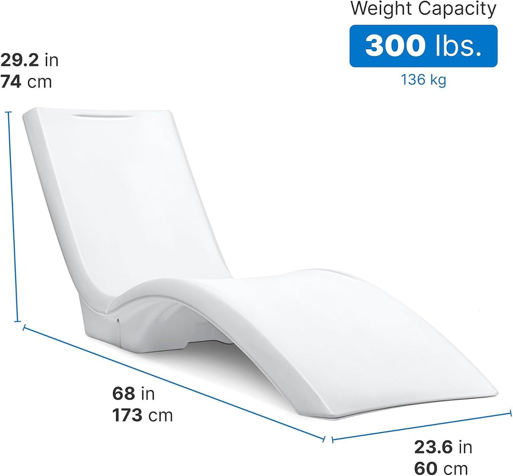 Step2 Vero Pool Lounger, Fade-Resistant, Waterproof Patio Furniture, Pool Lou...