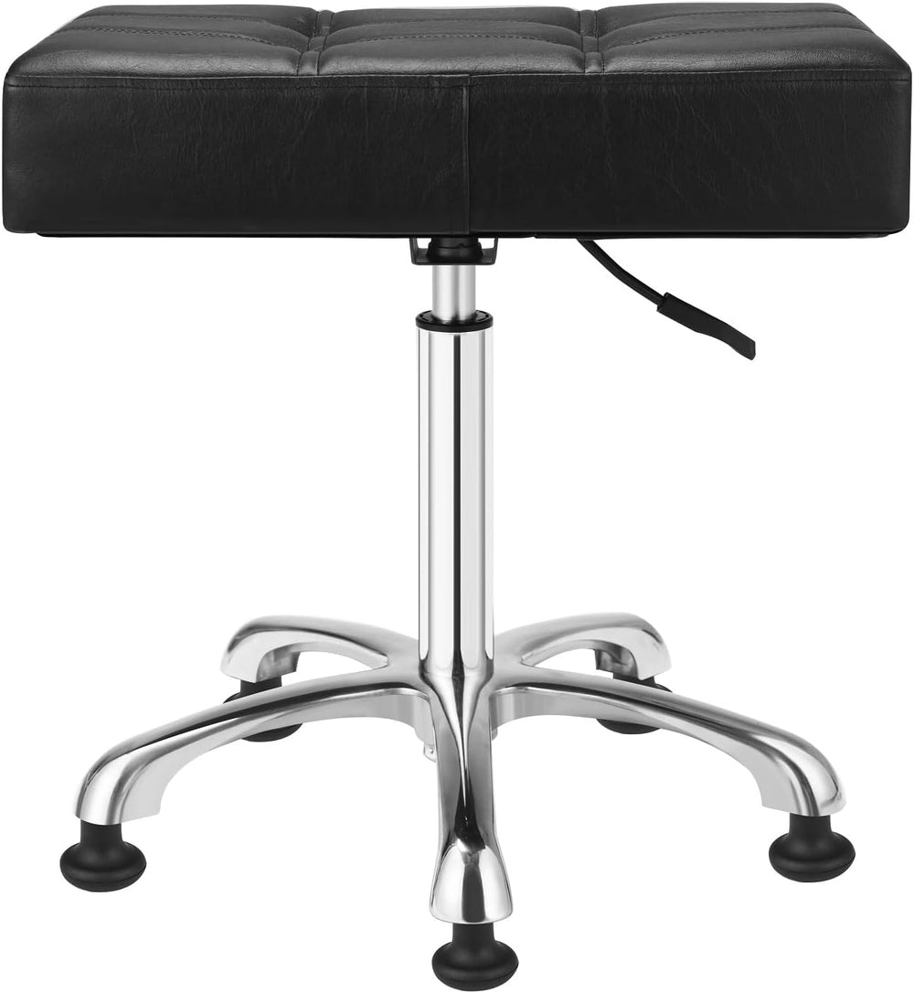 Kaleurrier Heavy Duty Stool Backless: Adjustable Stool no Wheels for Studio