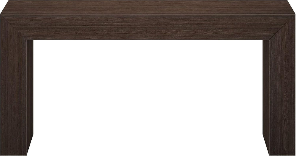 Plank+Beam Grand Console Table, 66 Inch, Walnut Wirebrush