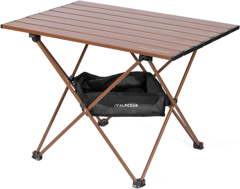 Alpcour Portable Camping Table – Lightweight, Compact Folding Side Table in a...