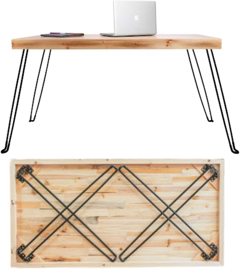 Sleekform The Portland Folding Table - Lightweight Portable Wood Desk