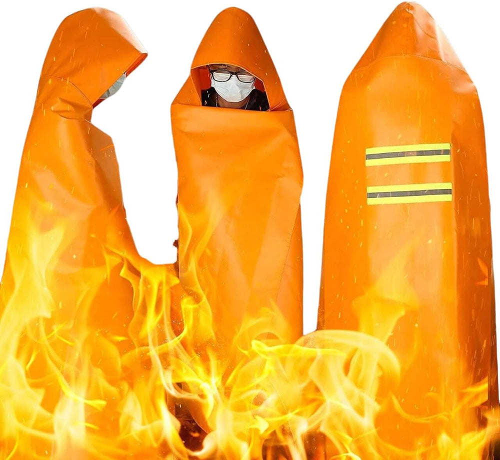 Fire Escape Cloak, Extra Big, Emergency Used as A Fire Blanket, for Home