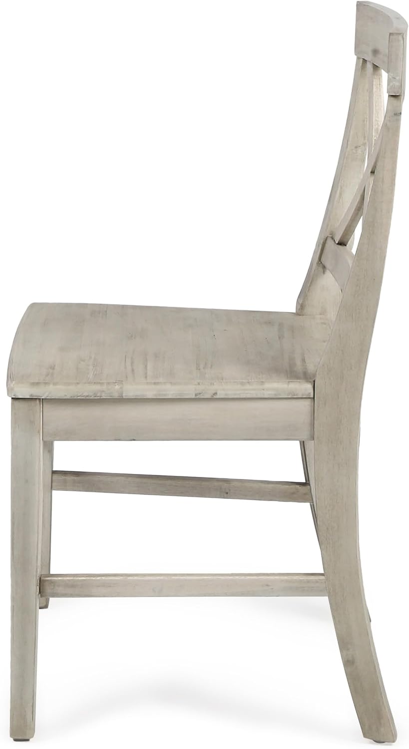 GDFStudio Wood Dining Chairs Set of 2, Farmhouse Country Side Chairs,Wooden A...