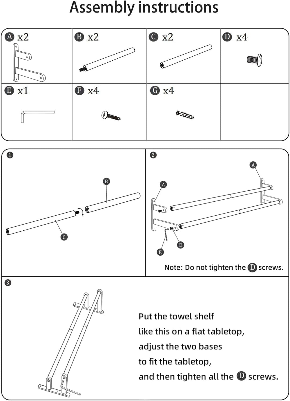 32Inch Double Towel Bar, JIAPAIDUO Towel Rack for Bathroom, Stainless Steel D...