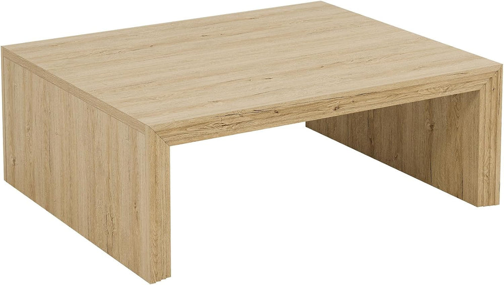 Tribesigns 47-Inch Rectangle Coffee Table, Farmhouse Wooden Rectangular Cente...