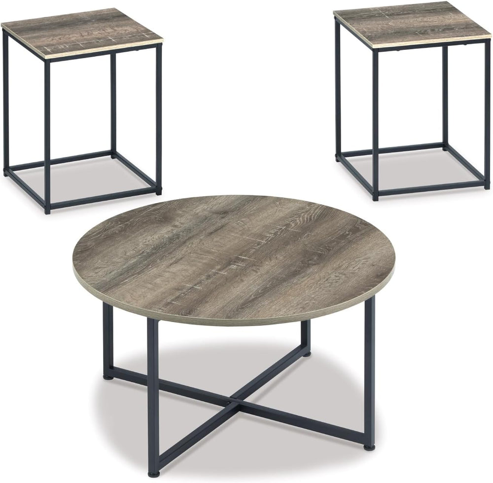 Signature Design by Ashley 3-Piece Living Room Coffee and End Table Set
