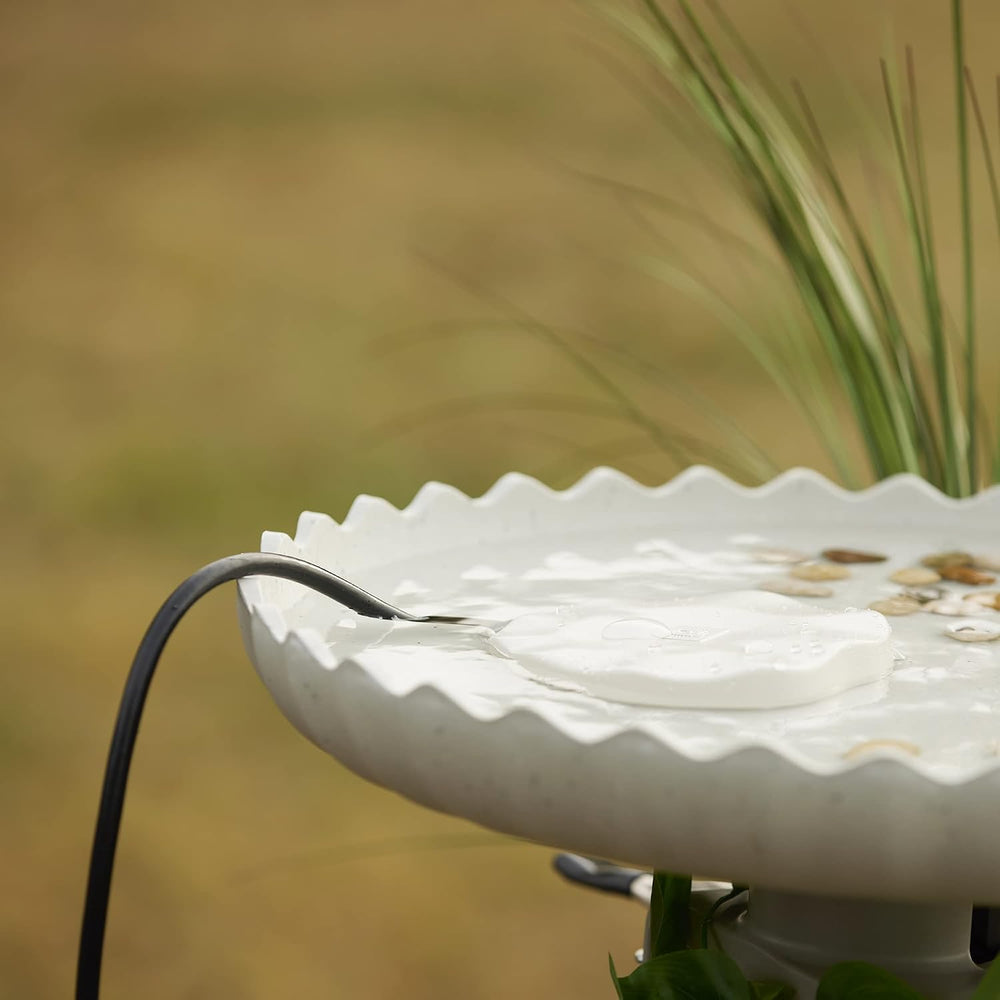 Farm Innovators HR-75 Heated Rock Birdbath De-Icer, 75 Watts, Beige