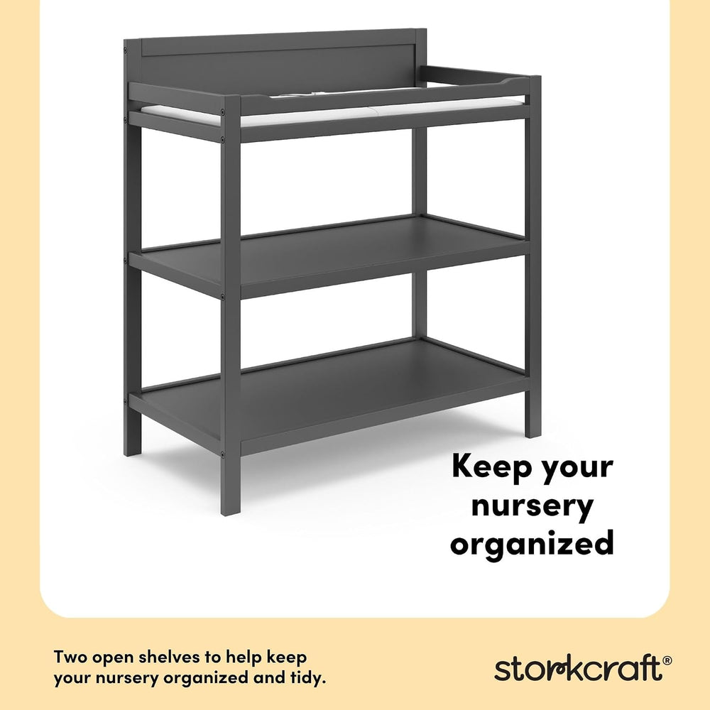 Storkcraft Alpine Changing Table, Gray