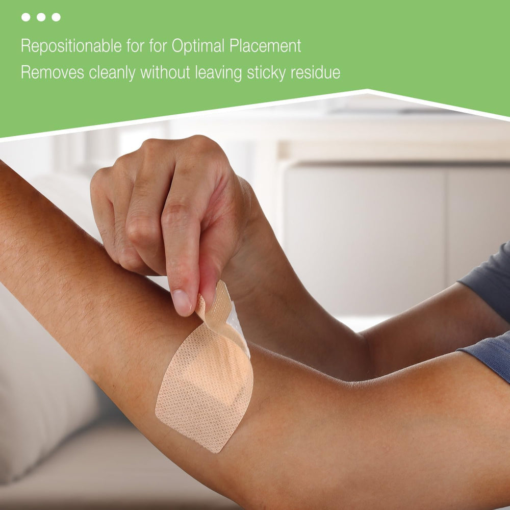 NeuHeils Silicone Bandages for Sensitive Skin 2x4 Inch Large, 40 Pack