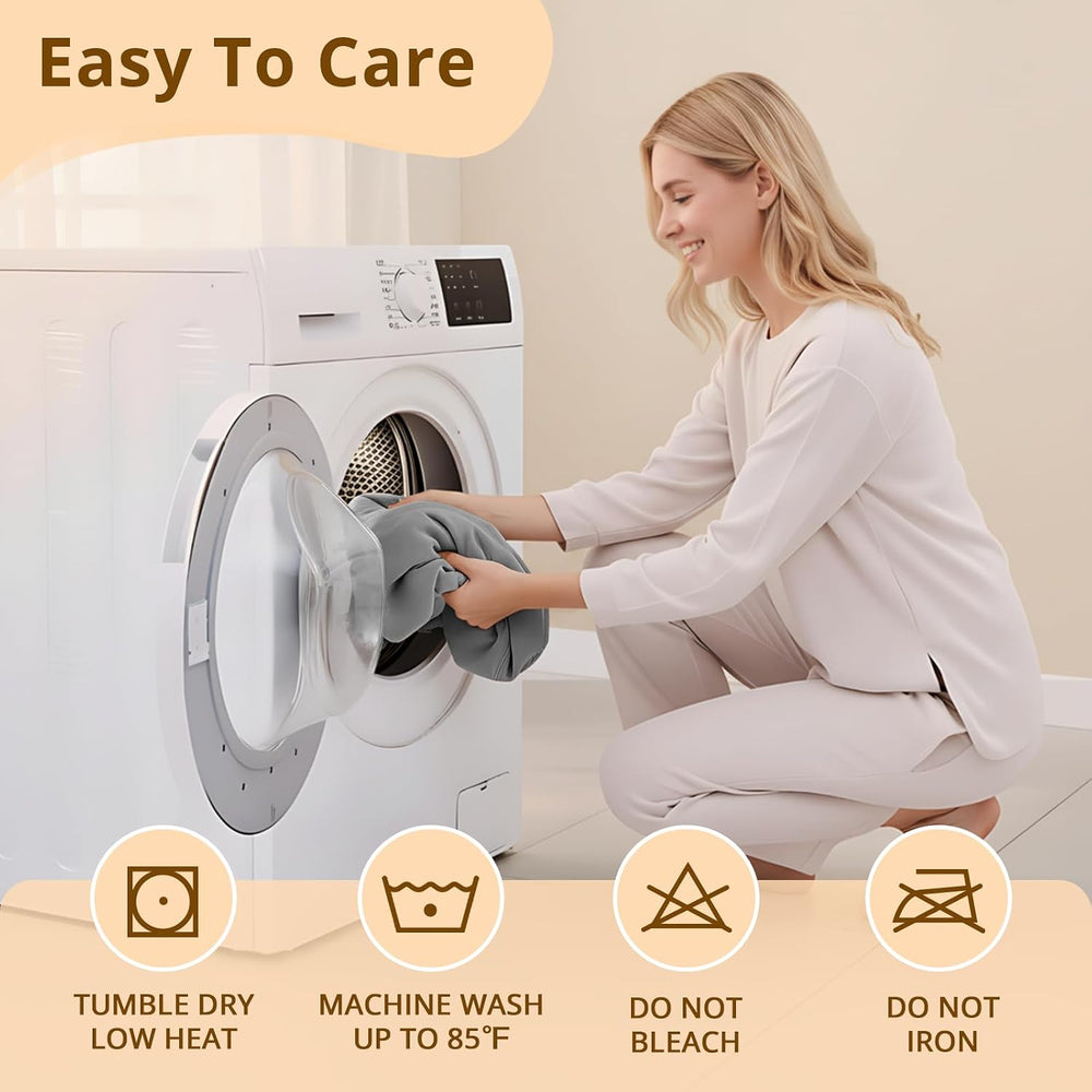 Sasttie Reading Pillow for Bed, Back Pillow for Sitting Up, Dark Grey