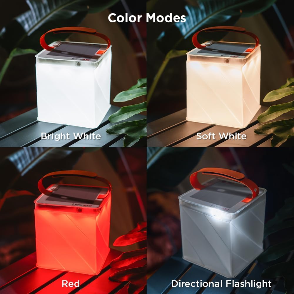 LuminAID Survivor Inflatable Solar LED Camping Lantern & Dual Phone Charger