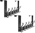 2-Pack Over The Door Hooks, No Assembly Required Door Coat Rack