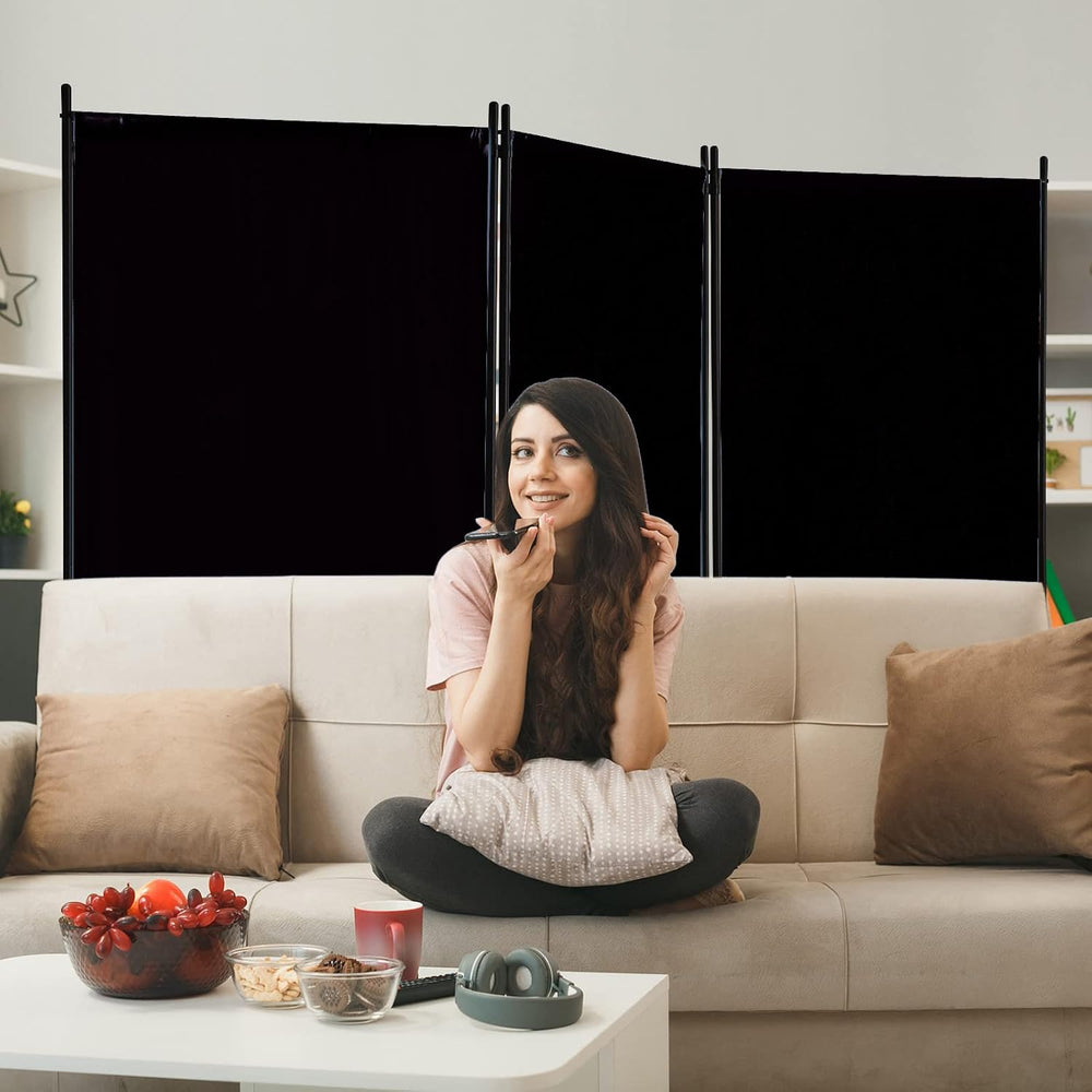 3 Panel Room Divider, 6FT Portable Room Dividers Folding Privacy Screens, 100...