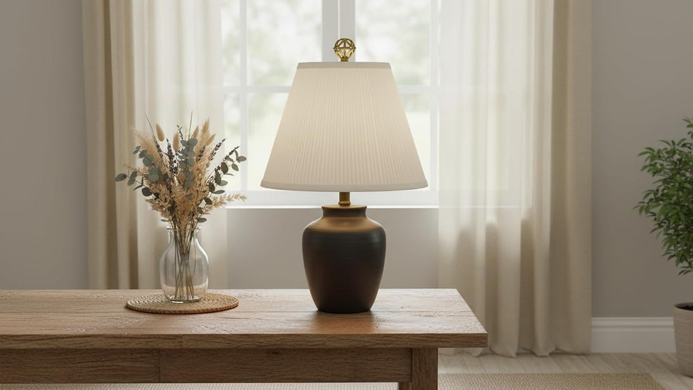 Aspen Creative 33055, Hardback Empire Transitional Spider Lamp Shade, Mushroo...