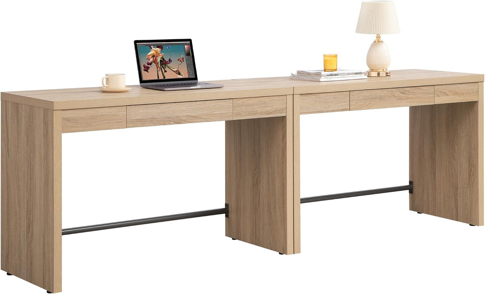 SICOTAS Computer Desk, 47-Inch Home Office Desk Writing Desk with Drawer