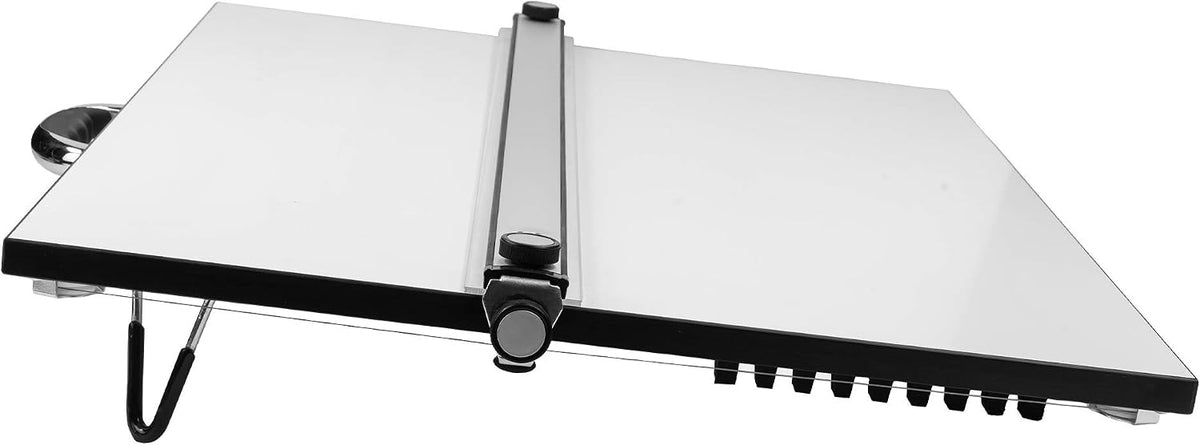 Pacific Arc Table Top PXB Drawing Board with Parallel Bar, White, 23 inches by 31 inches